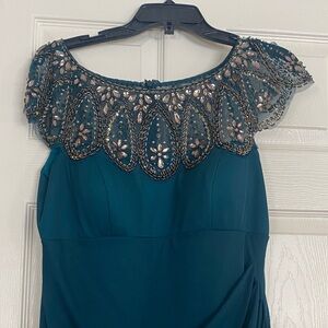 Xscape Turquoise Dress